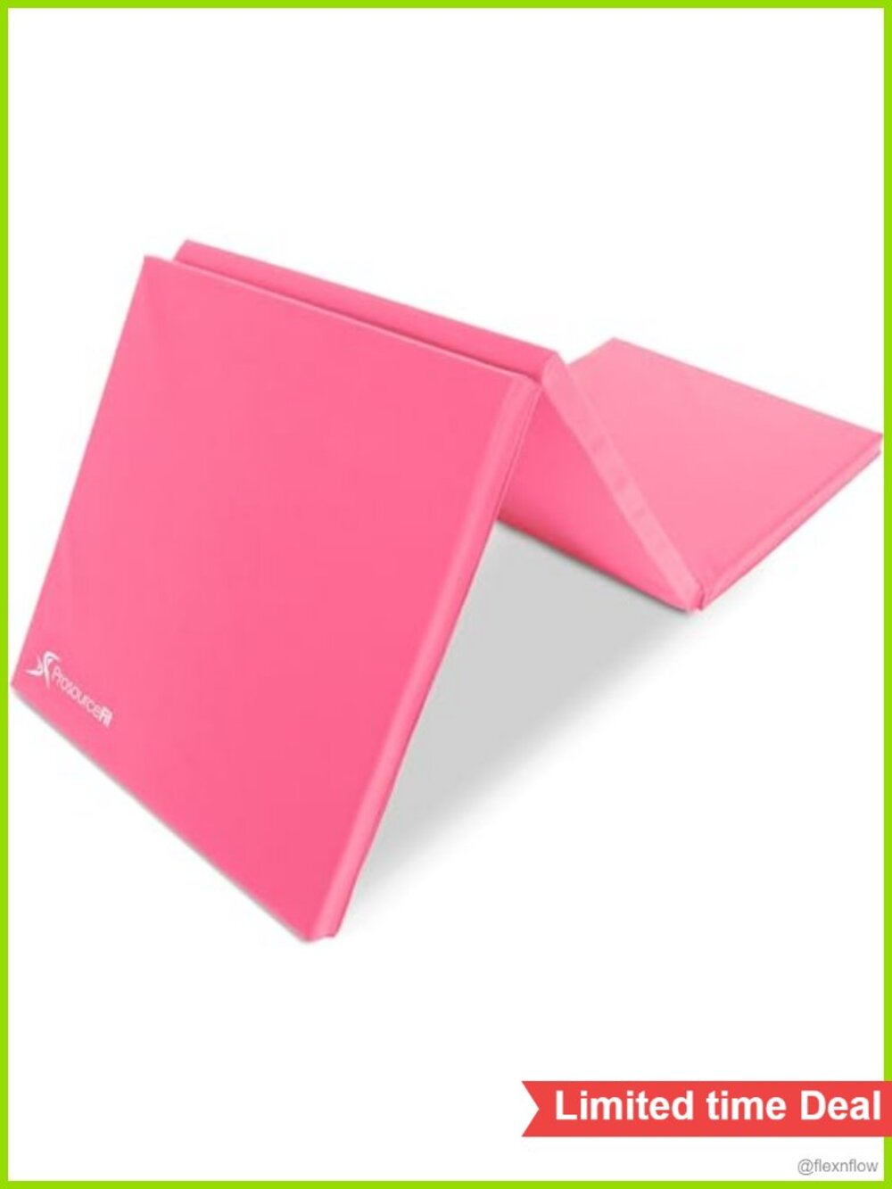 Tri-Fold Folding Exercise Mat with Carrying Handles for MMA Gymnastics